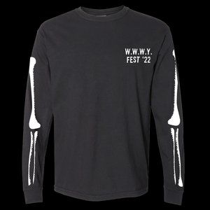 WHEN WE WERE YOUNG FEST SKELETON LONG SLEEVE *NEW* XXL OFFICIAL MERCH